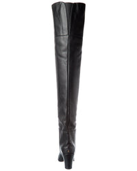Jimmy Choo Maceo 85 Leather Over-The-Knee Boot