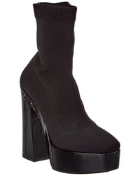 Jimmy Choo Jimmy Choo Giome 140 Knit & Patent Platform Over-The-Knee Boot