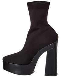 Jimmy Choo Jimmy Choo Giome 140 Knit & Patent Platform Over-The-Knee Boot