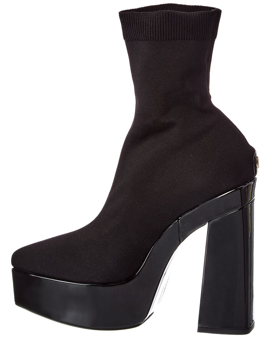 Jimmy Choo Jimmy Choo Giome 140 Knit & Patent Platform Over-The-Knee Boot