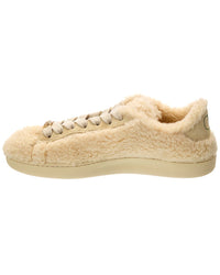 Valentino Vlogo Signature Shearling Sneaker