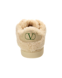Valentino Vlogo Signature Shearling Sneaker