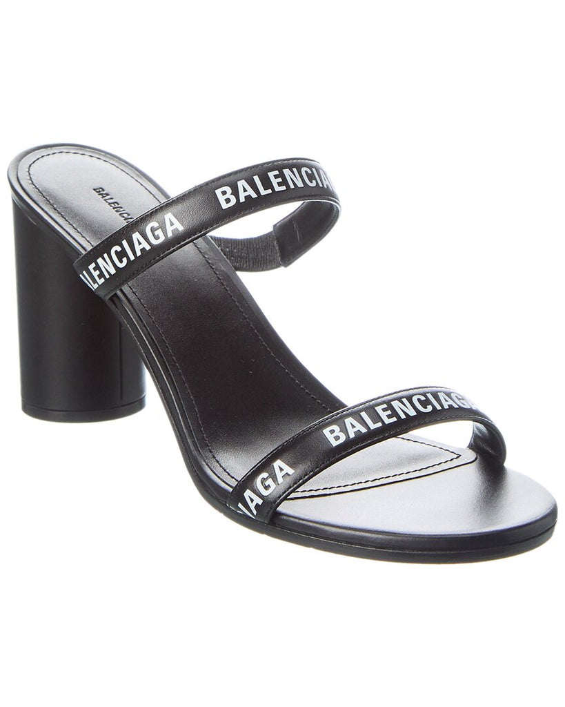 Balenciaga Round Leather Sandal