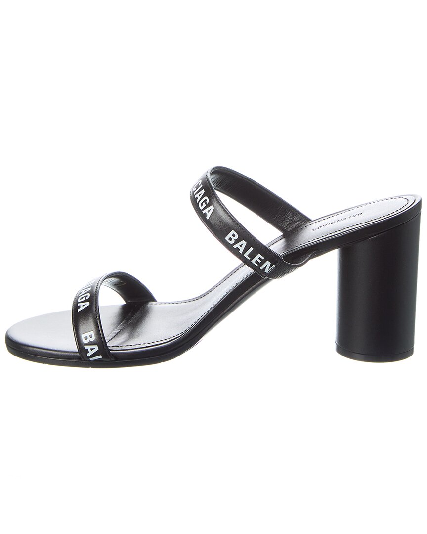 Balenciaga Round Leather Sandal