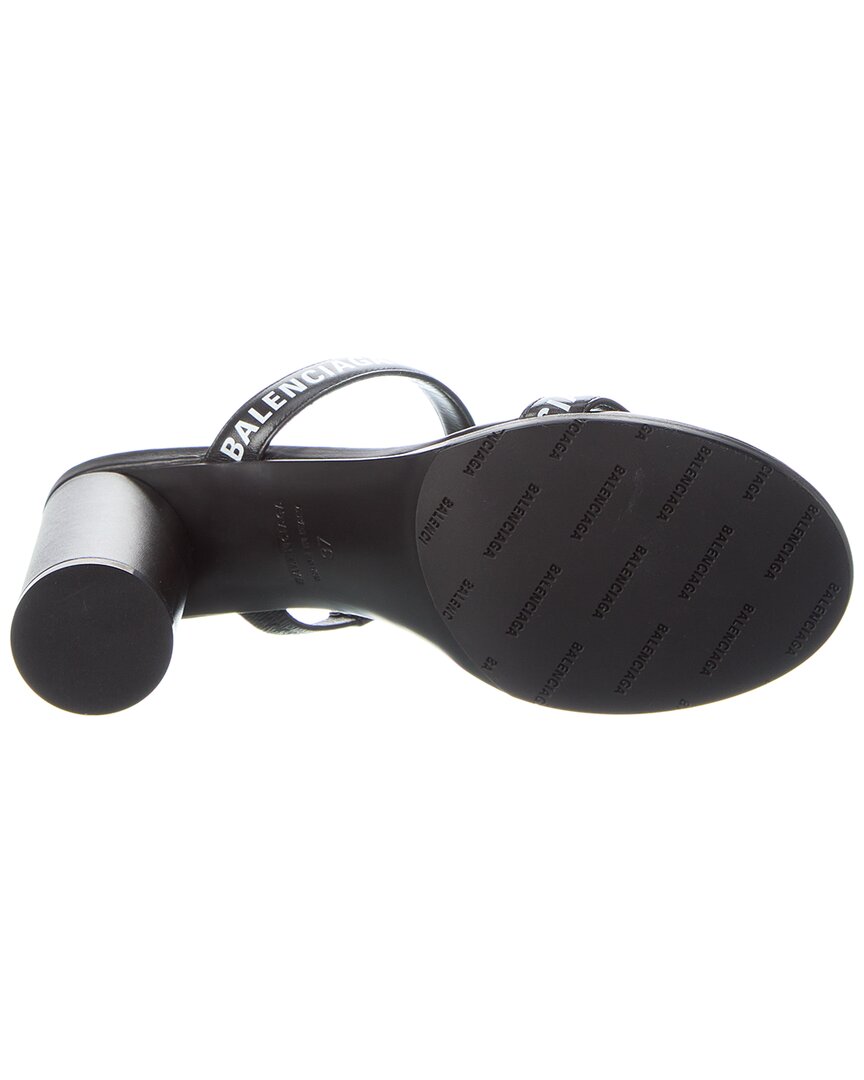 Balenciaga Round Leather Sandal