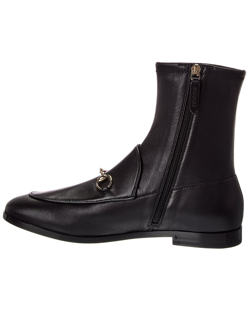 Gucci Jordaan Leather Bootie