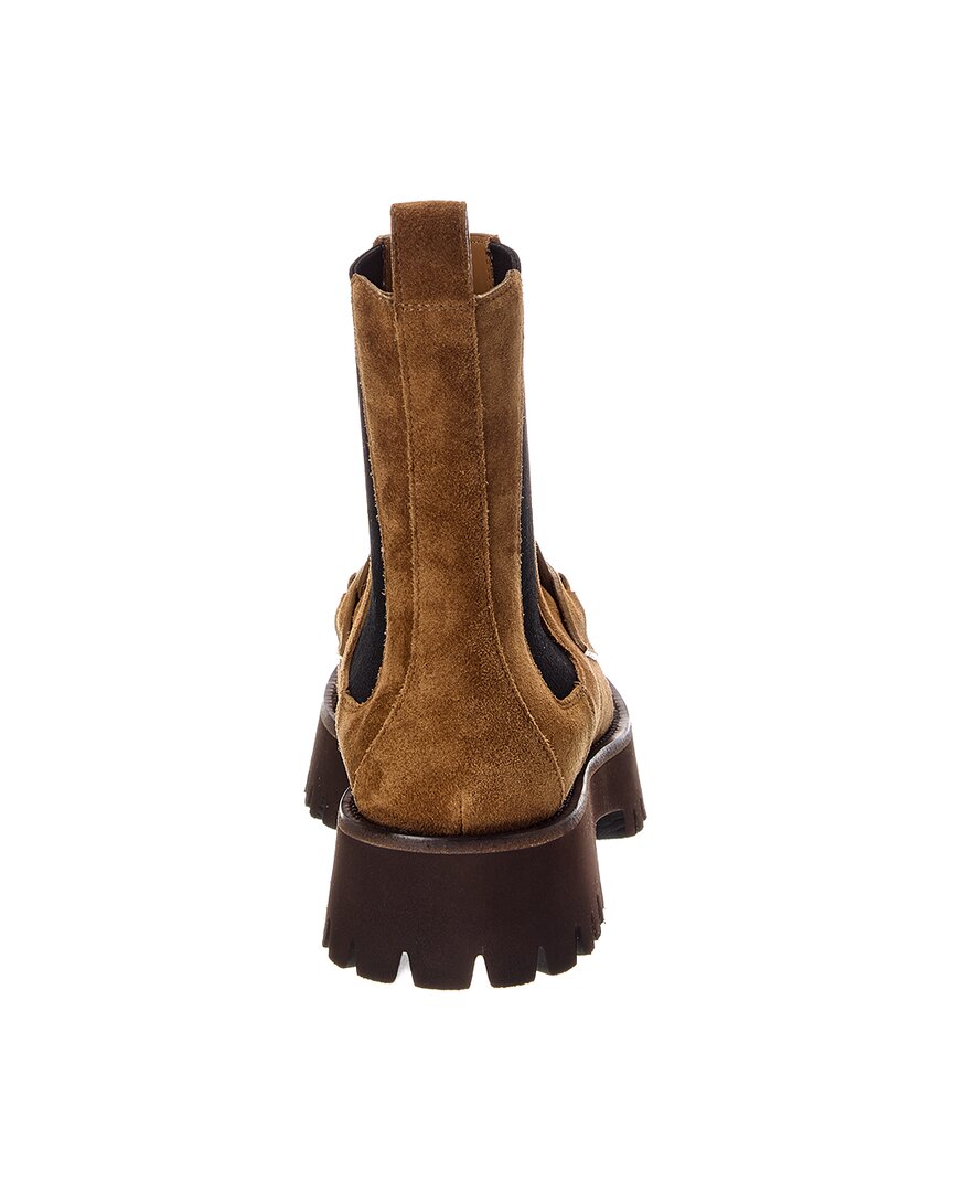 Gucci Horsebit Suede Bootie