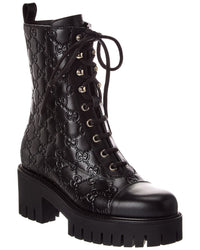 Gucci Gg Leather Bootie