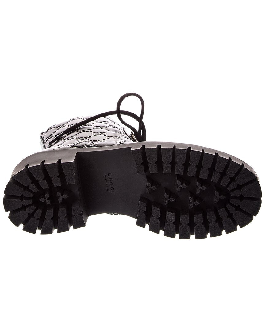 Gucci Gg Leather Bootie