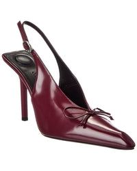 Jacquemus Cubisto Leather Slingback Pump