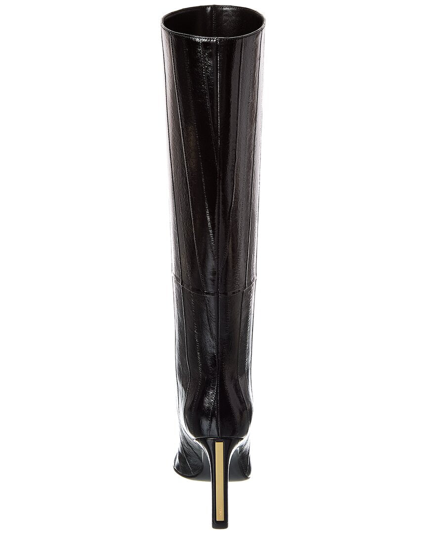 FENDI Fendi Arco Leather Knee-High Bootie