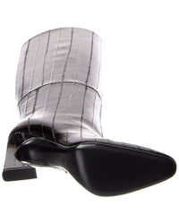 FENDI Fendi Arco Leather Knee-High Bootie