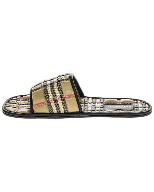 Burberry Leather Slide