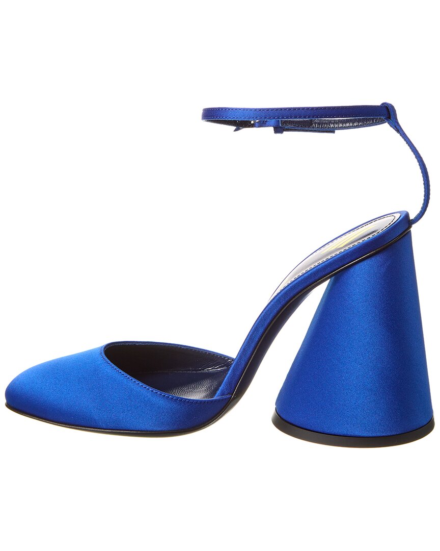 The Attico Luz Satin Slingback Pump