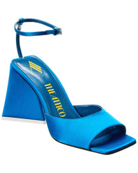 The Attico Piper Satin Sandal Blue