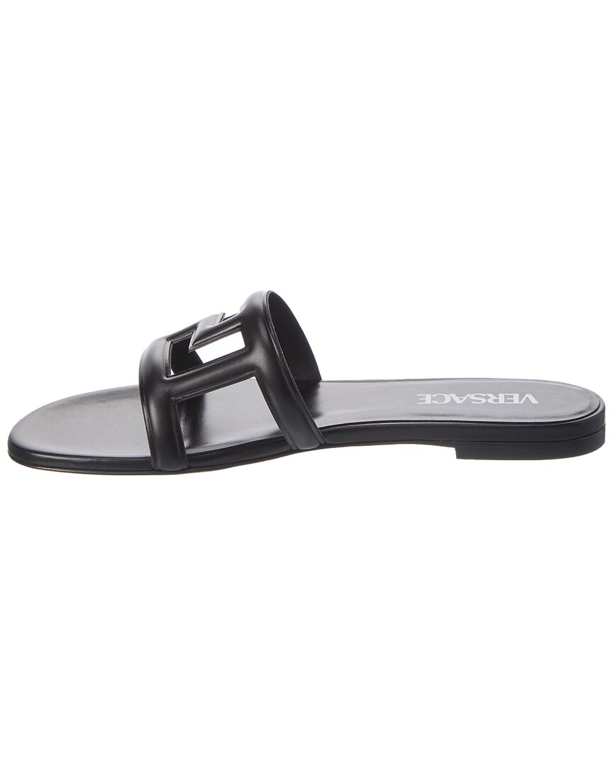 Versace Greca Maze Leather Sandal