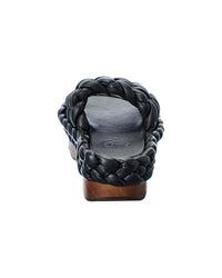 Chloé Chloé Woody Braided Leather Sandal