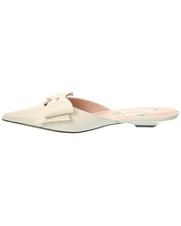 Valentino Vlogo Signature Leather Mule