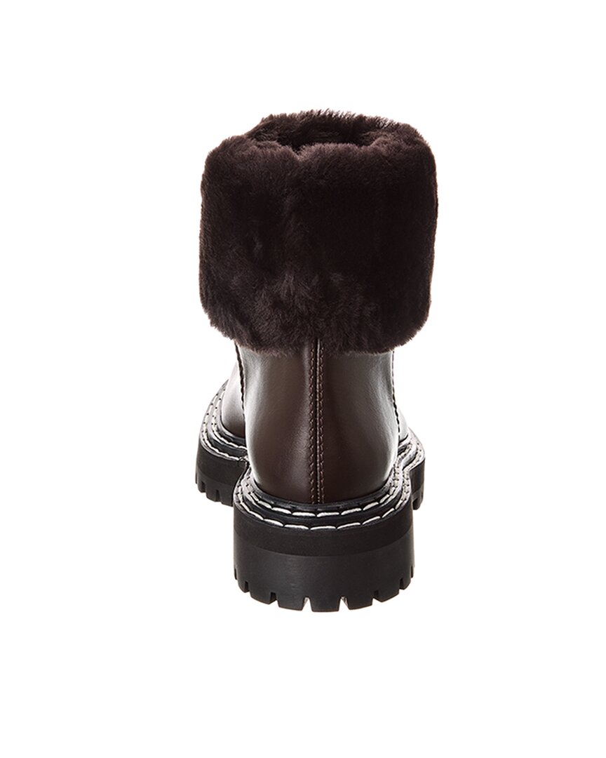 Proenza Schouler Leather & Shearling Boot