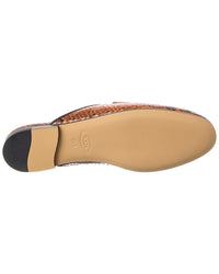 Tod’S Snake-Embossed Leather Mule