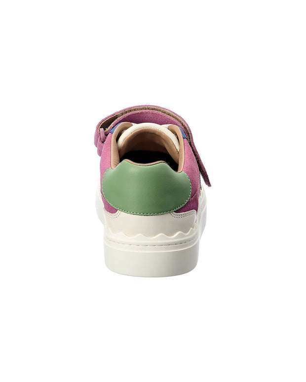 Chloé Lauren Leather & Suede Sneaker
