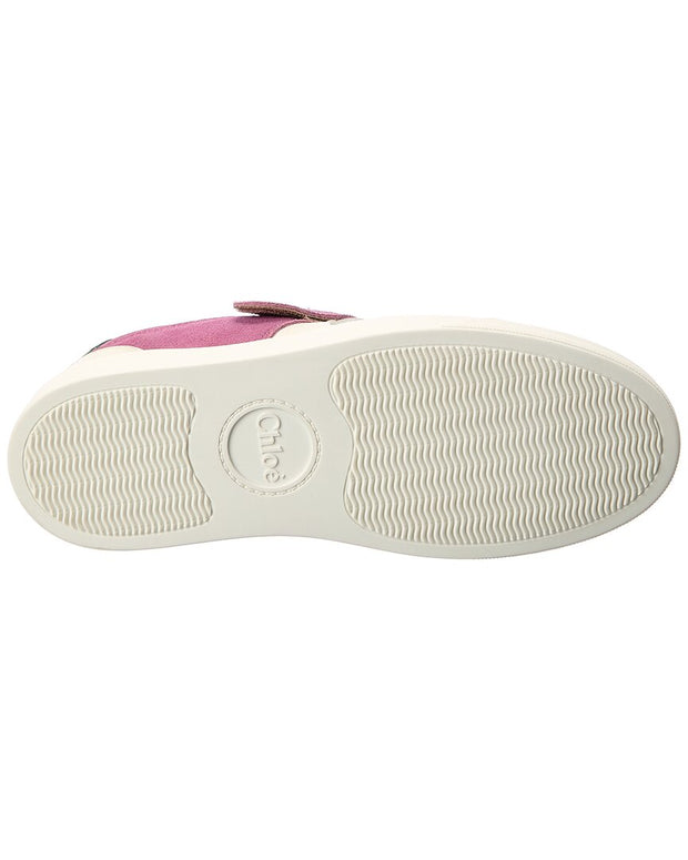 Chloé Lauren Leather & Suede Sneaker