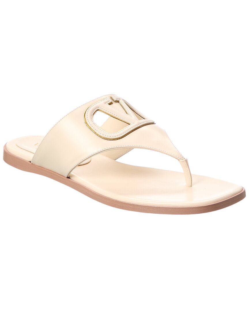 Valentino Vlogo Leather Sandal