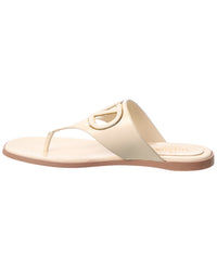 Valentino Vlogo Leather Sandal