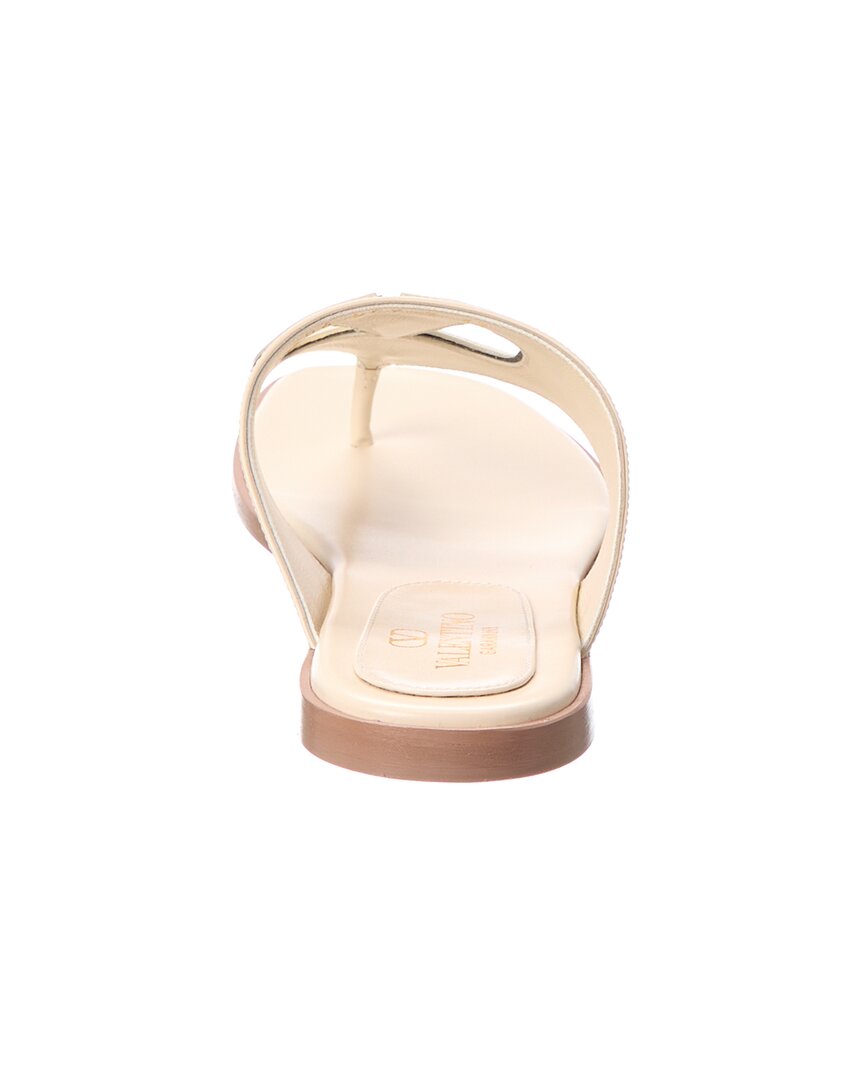 Valentino Vlogo Leather Sandal