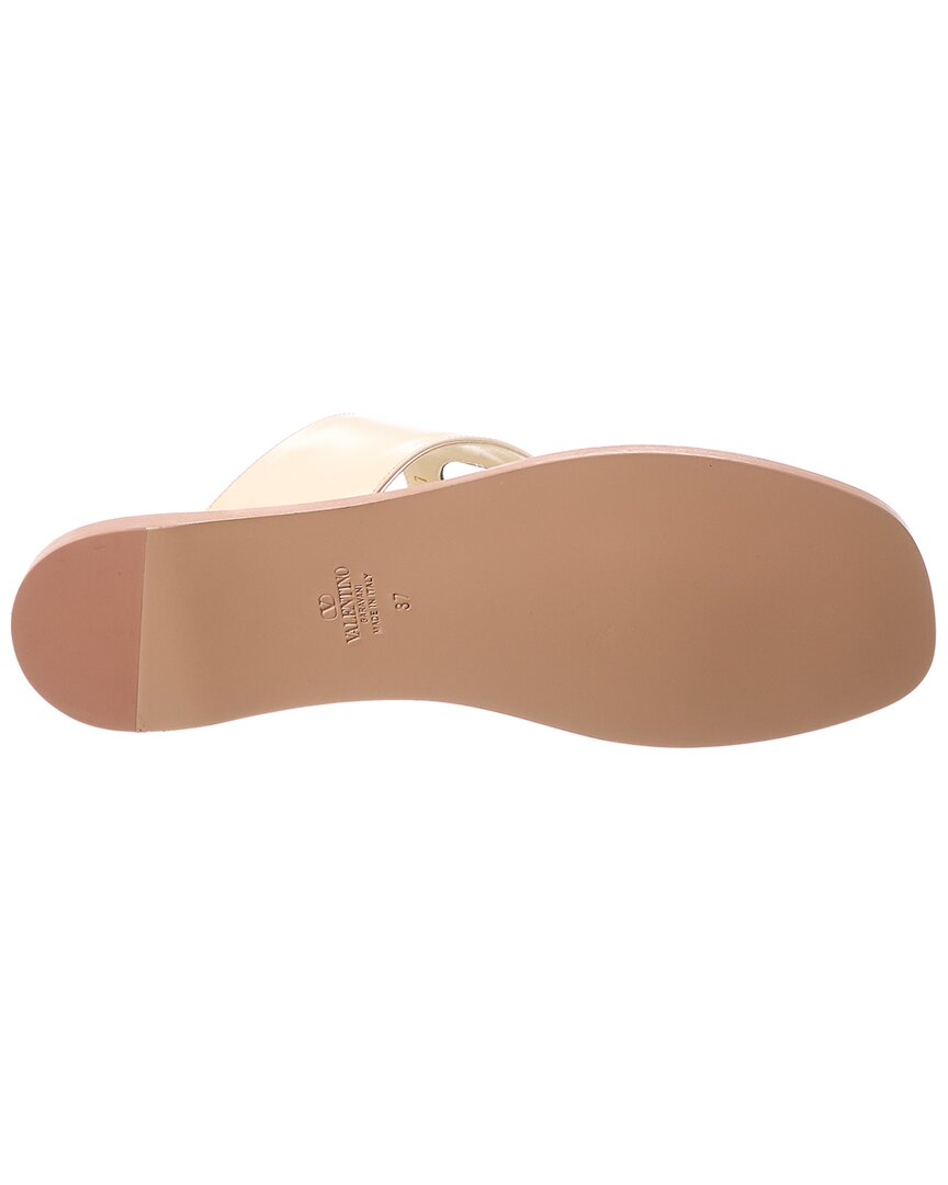 Valentino Vlogo Leather Sandal
