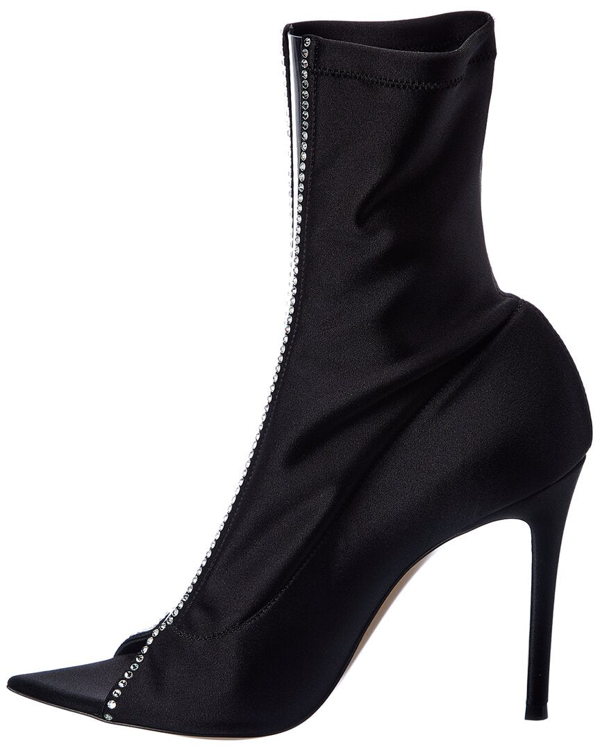 Gianvito Rossi Crystal Hiroko 105 Lycra & Vinyl Bootie