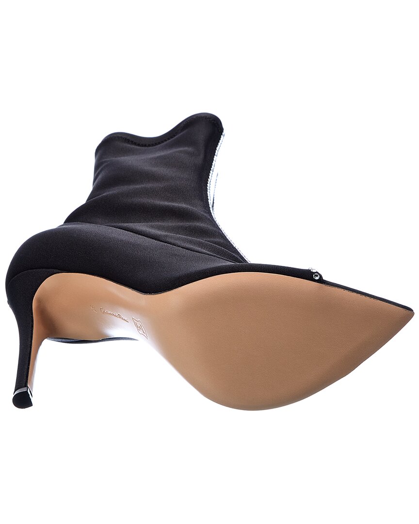 Gianvito Rossi Crystal Hiroko 105 Lycra & Vinyl Bootie