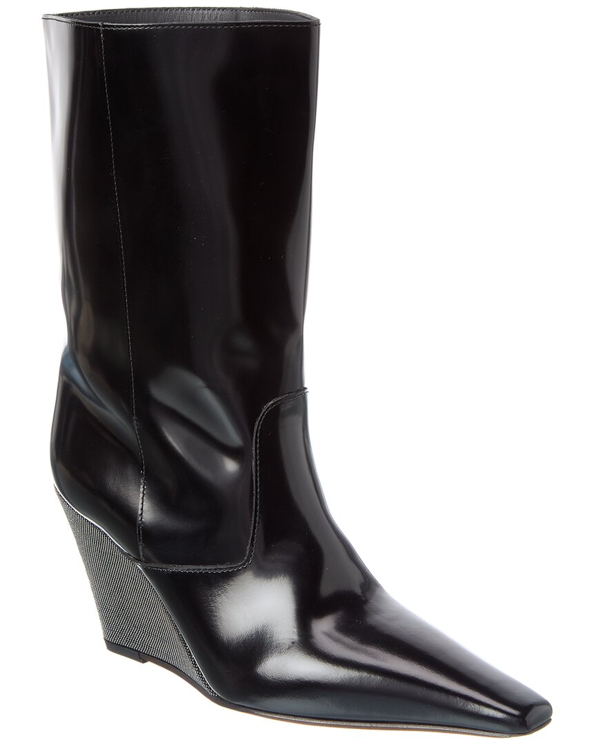 Brunello Cucinelli Brunello Cucinelli Leather Bootie