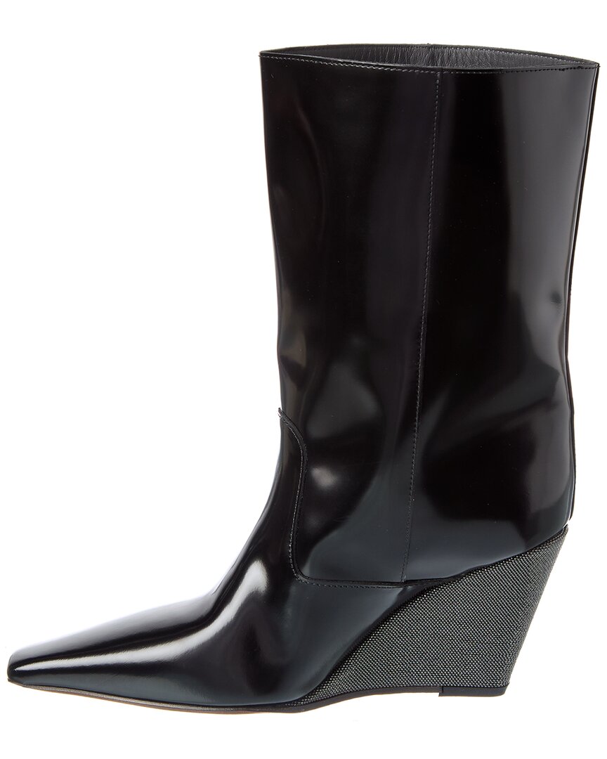 Brunello Cucinelli Brunello Cucinelli Leather Bootie