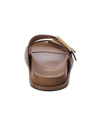 FENDI Fendi Feel Ff Leather-Trim Sandal