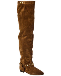 Isabel Marant Selize Suede Over-The-Knee Boot