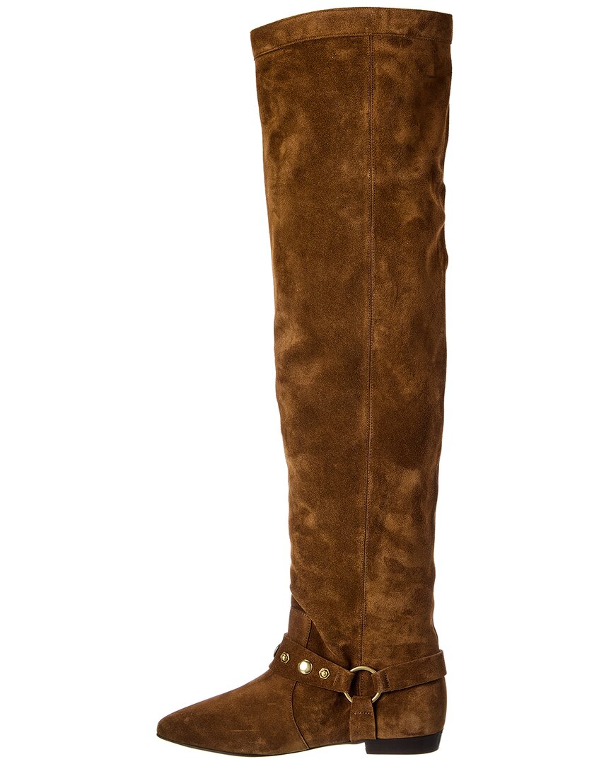 Isabel Marant Selize Suede Over-The-Knee Boot