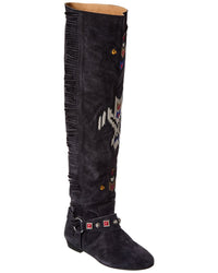 Isabel Marant Selize Suede Knee-High Boot