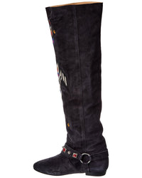 Isabel Marant Selize Suede Knee-High Boot