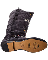 Isabel Marant Selize Suede Knee-High Boot