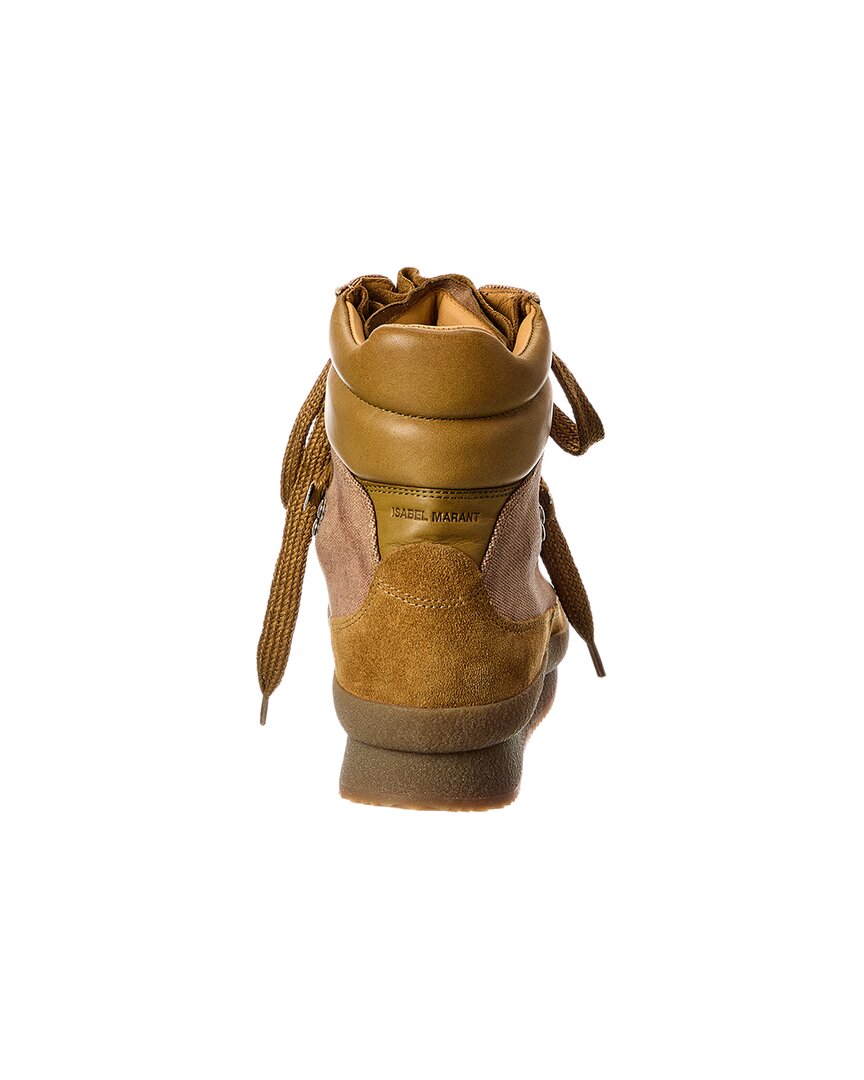 Isabel Marant Brendty Canvas & Suede Hiking Boot
