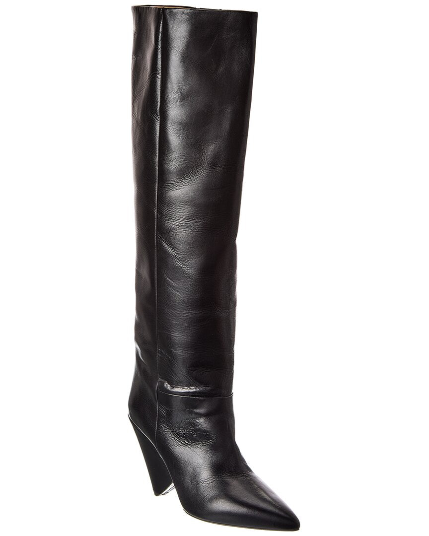 Isabel Marant Lokyo Leather Knee-High Boot