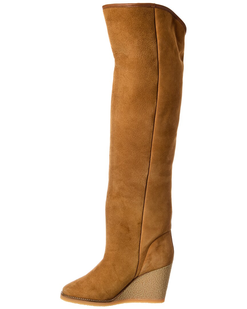 Isabel Marant Tilin Suede Over-The-Knee Boot