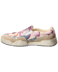Isabel Marant Delle Canvas & Suede Slip-On Sneaker