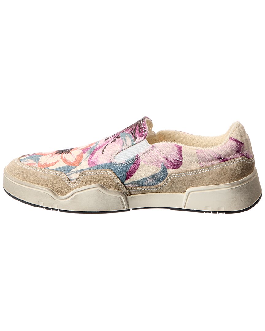Isabel Marant Delle Canvas & Suede Slip-On Sneaker