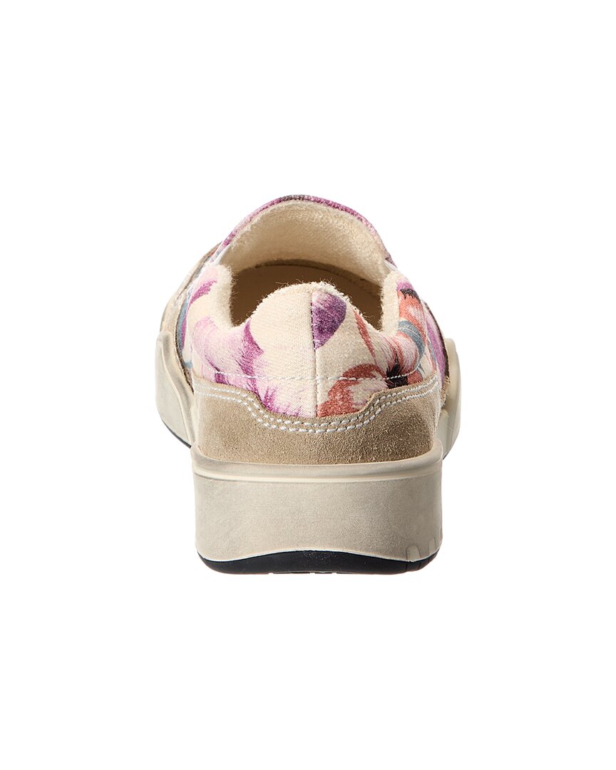 Isabel Marant Delle Canvas & Suede Slip-On Sneaker