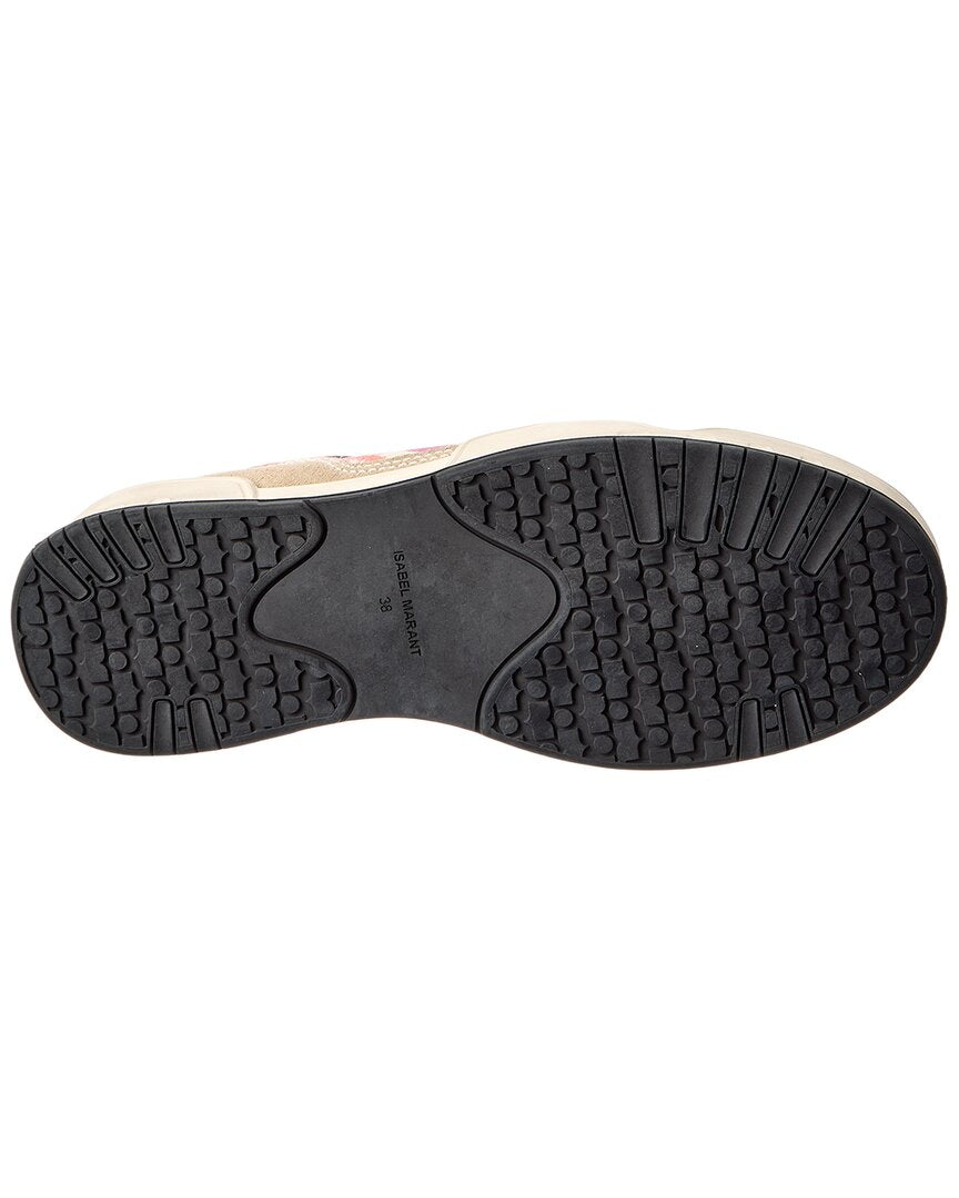Isabel Marant Delle Canvas & Suede Slip-On Sneaker
