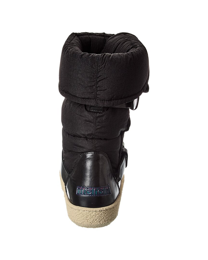 Isabel Marant Zenora Nylon & Leather Snow Boot