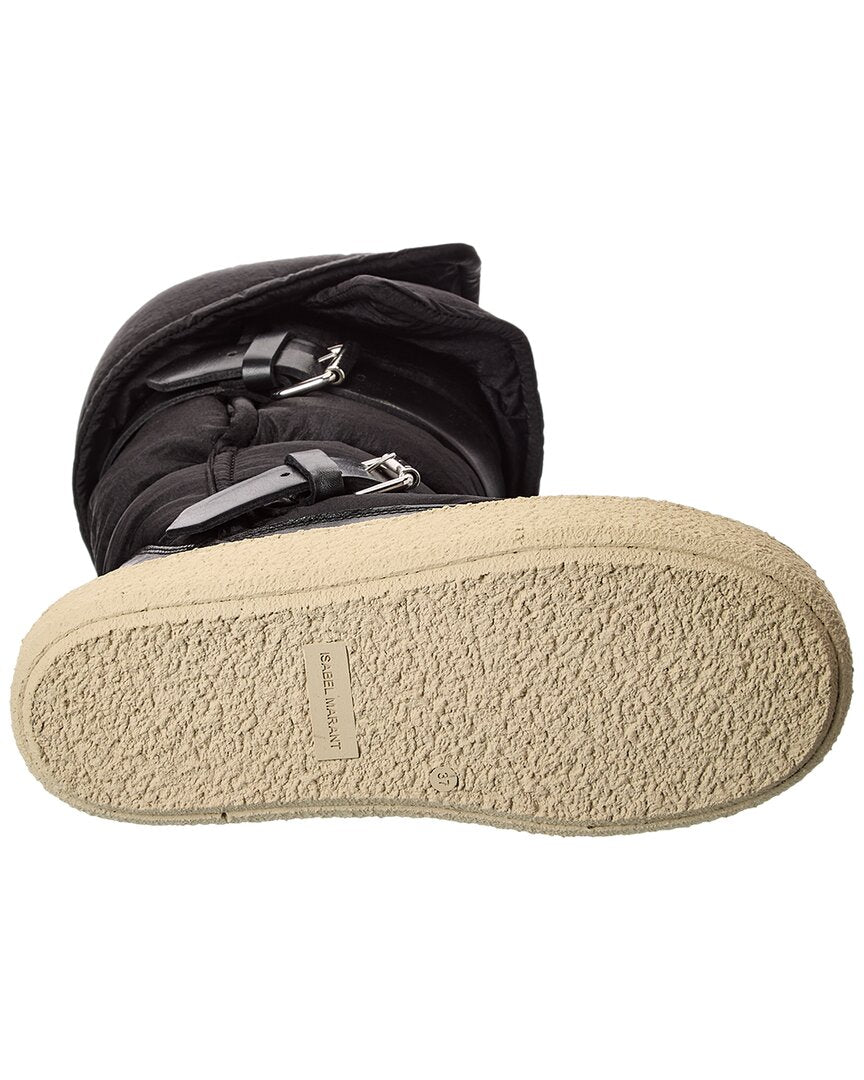 Isabel Marant Zenora Nylon & Leather Snow Boot