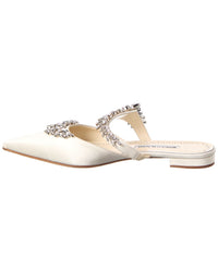 Manolo Blahnik Lurum Satin Mule
